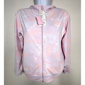 Uniqlo Airism UV Protection Full Zip Hoodie Pink Camo‎ Kids 11/12Y RARE $149 NWT